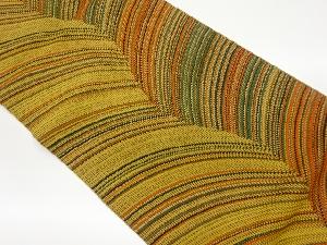 本場筑前博多曲線模様織出し名古屋帯